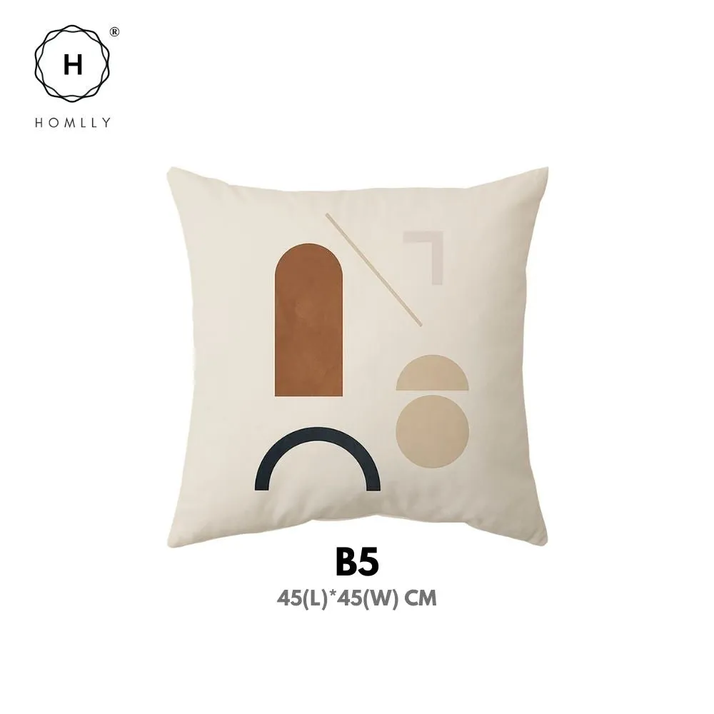 Homlly Nordic Morandi I Decorative Cushion Sofa Pillow Cover Case
