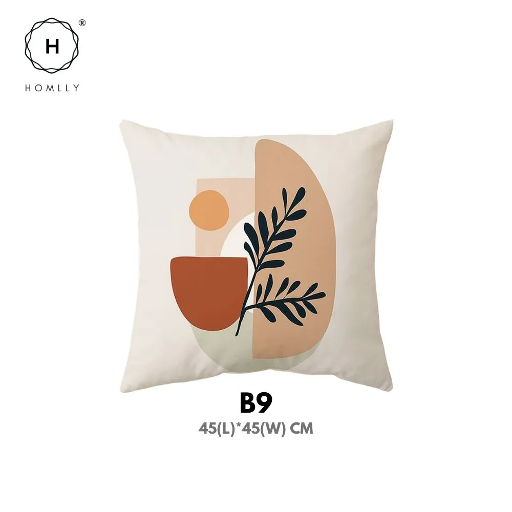 Homlly Nordic Morandi I Decorative Cushion Sofa Pillow Cover Case