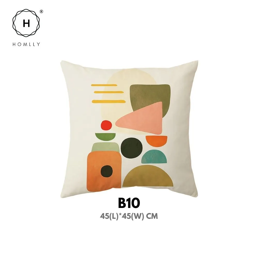 Homlly Nordic Morandi I Decorative Cushion Sofa Pillow Cover Case