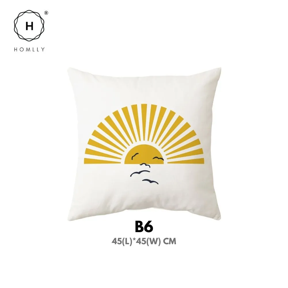 Homlly Nordic Morandi I Decorative Cushion Sofa Pillow Cover Case