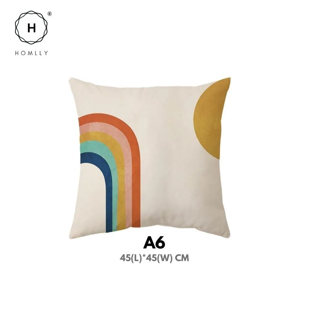 Homlly Nordic Morandi I Decorative Cushion Sofa Pillow Cover Case
