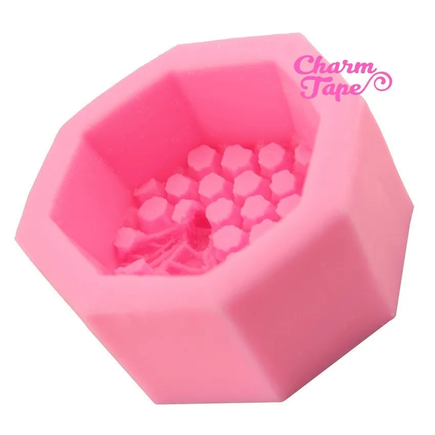 Honey Bee Hive Food Graded Silicon silicone mold for uv resin /cake/ fondant / soap making flexible mold H2968