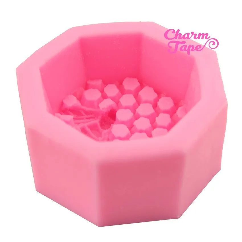 Honey Bee Hive Food Graded Silicon silicone mold for uv resin /cake/ fondant / soap making flexible mold H2968