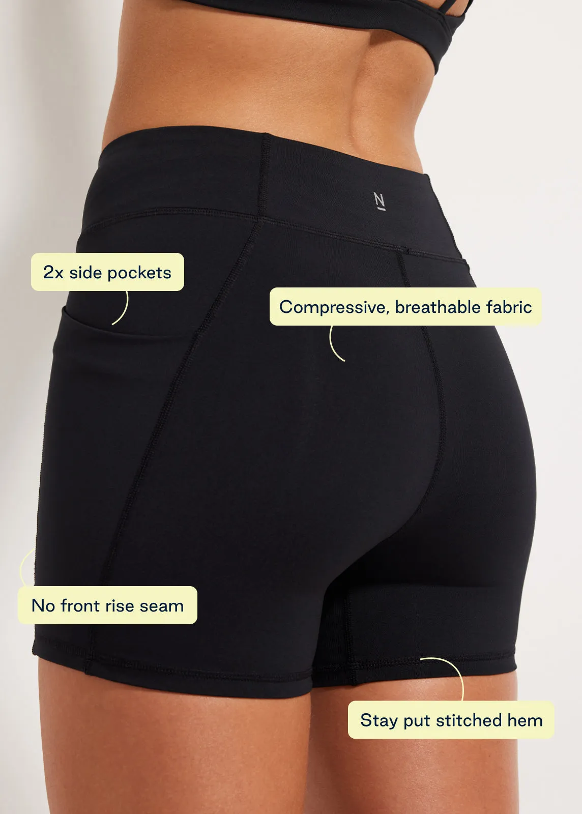 In Tempo Run Short 10cm