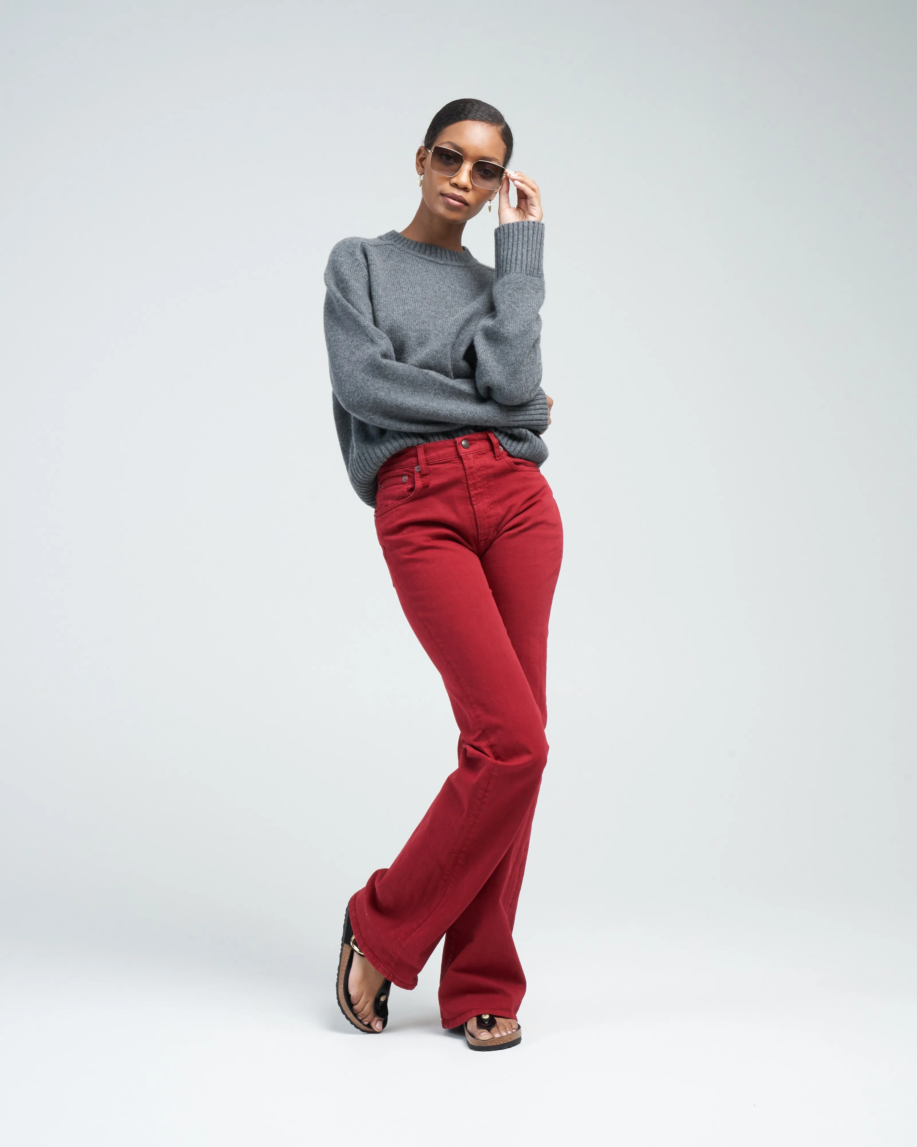 jane jean - vivid red stretch