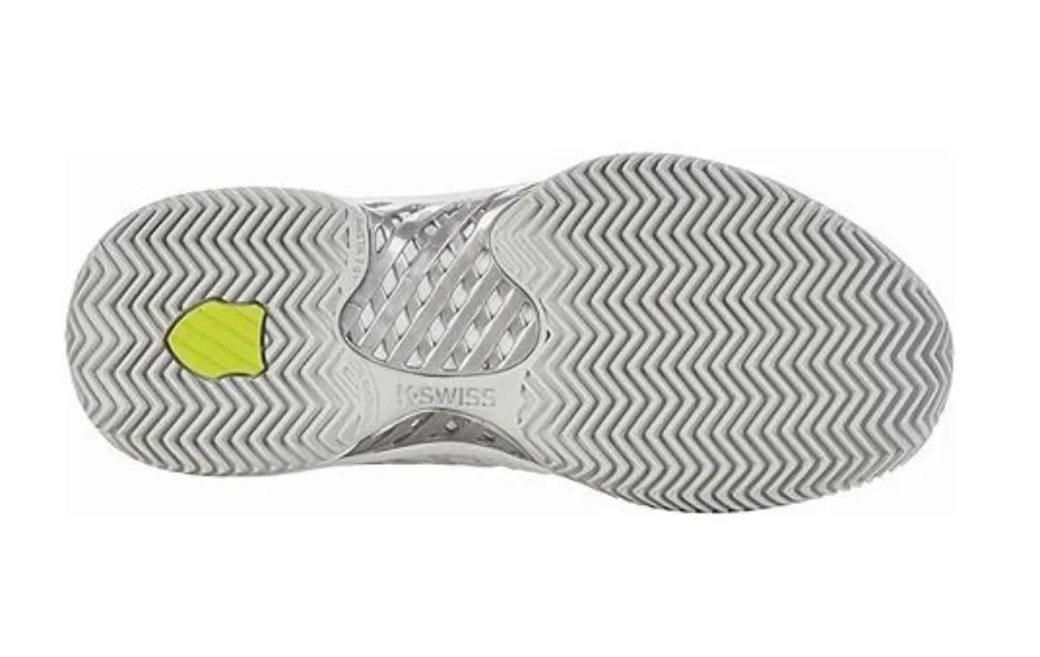 K-Swiss Women's Hypercourt Express 2HB Clay Court (White/Grey/Light Green)