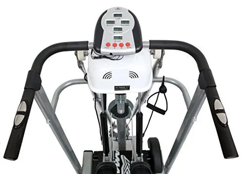 KAMACHI 6 in 1 Home use Manual Treadmill with Electric Vibrator, Twister, Stepper, Pushup Bar, 3 Level Manual Incline & Multifunction Treadmill for Home