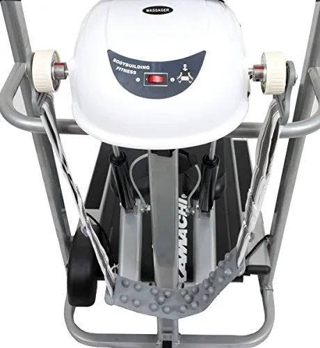 KAMACHI 6 in 1 Home use Manual Treadmill with Electric Vibrator, Twister, Stepper, Pushup Bar, 3 Level Manual Incline & Multifunction Treadmill for Home