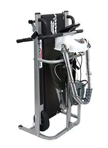 KAMACHI 6 in 1 Home use Manual Treadmill with Electric Vibrator, Twister, Stepper, Pushup Bar, 3 Level Manual Incline & Multifunction Treadmill for Home