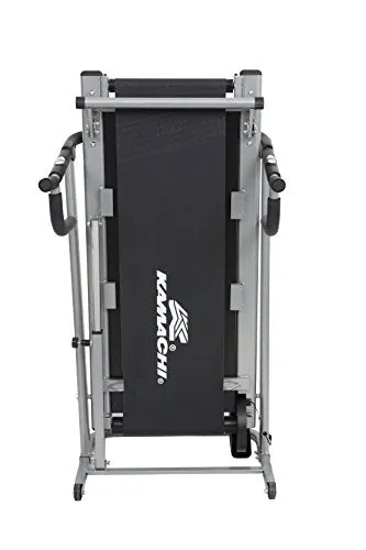 KAMACHI 6 in 1 Home use Manual Treadmill with Electric Vibrator, Twister, Stepper, Pushup Bar, 3 Level Manual Incline & Multifunction Treadmill for Home