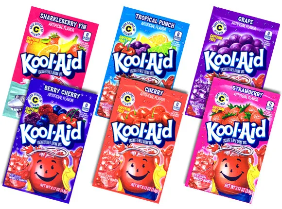 Kool Aid Soft Drink Mix Berry Cherry 48x6.5g