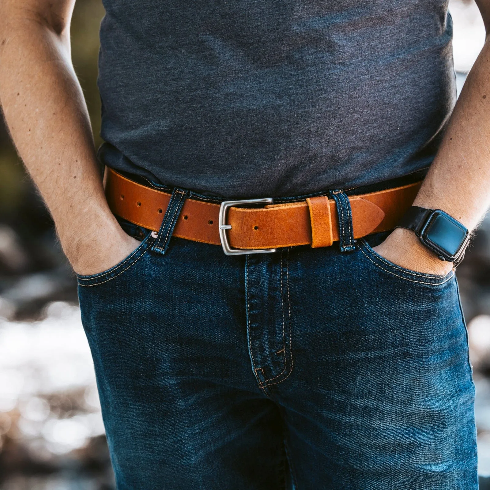 Leather Belt - 1.5"
