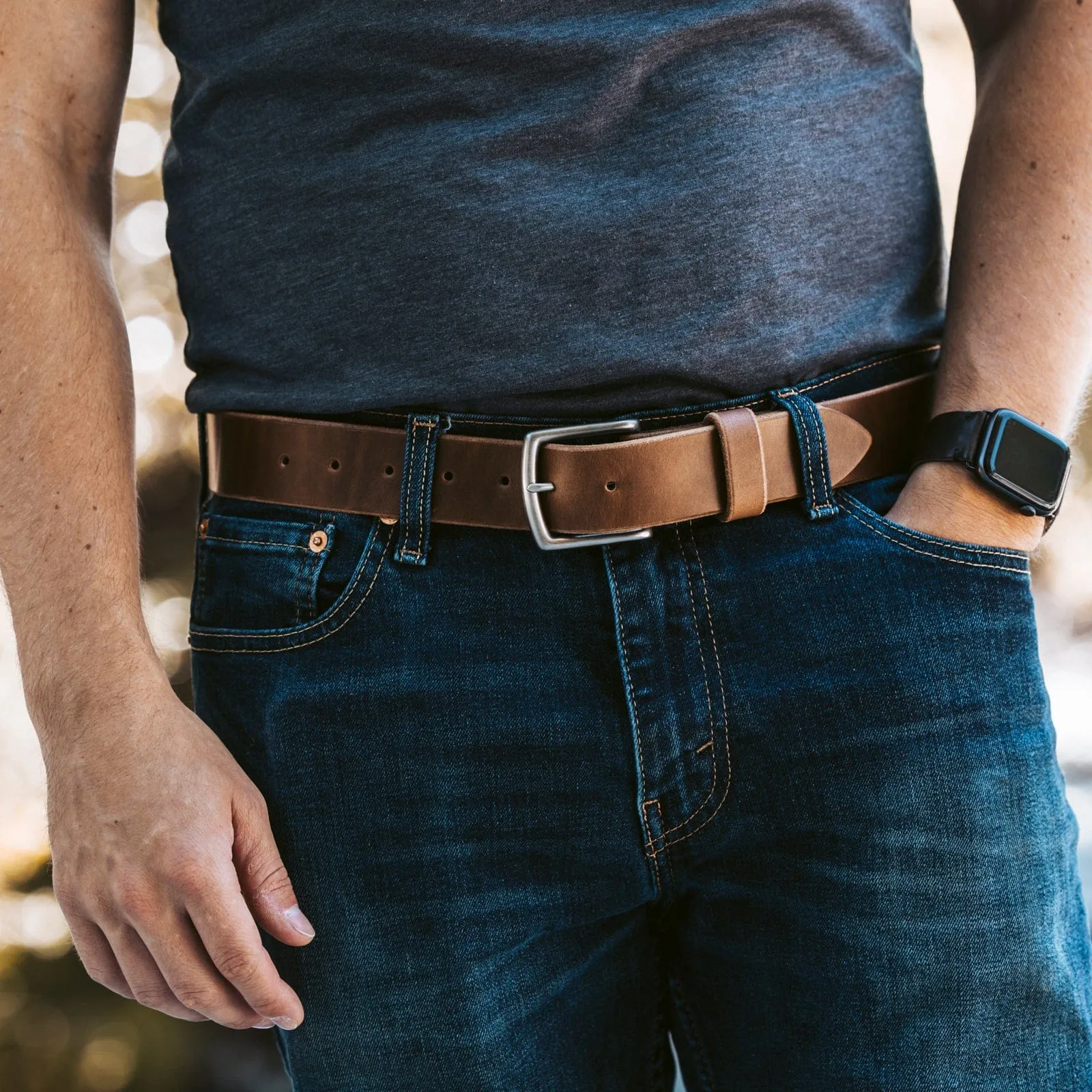 Leather Belt - 1.5"