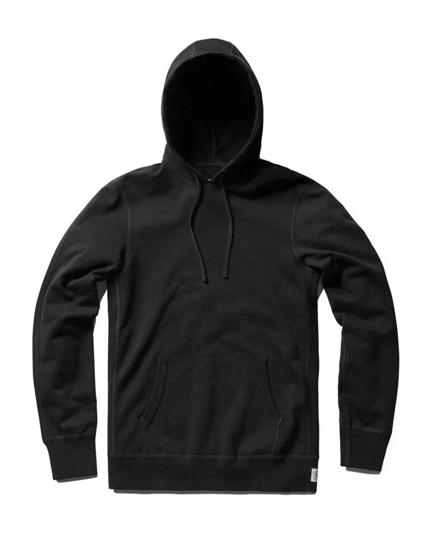 Lightweight Terry Pullover Hoodie Black