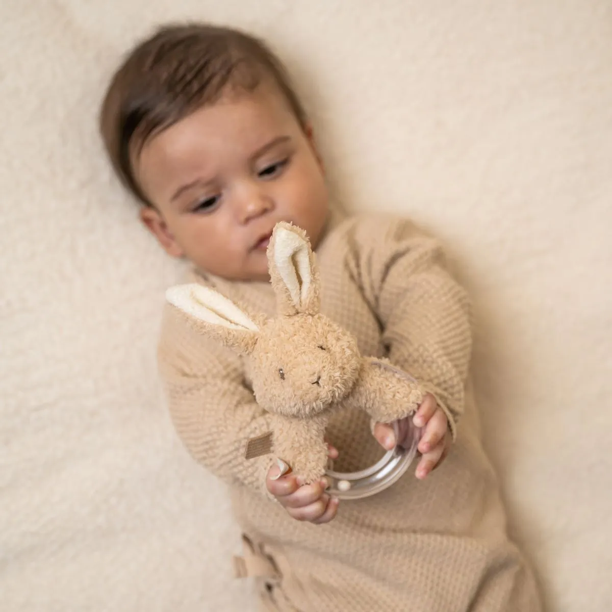 Little Dutch Baby Bunny Ring Rattle