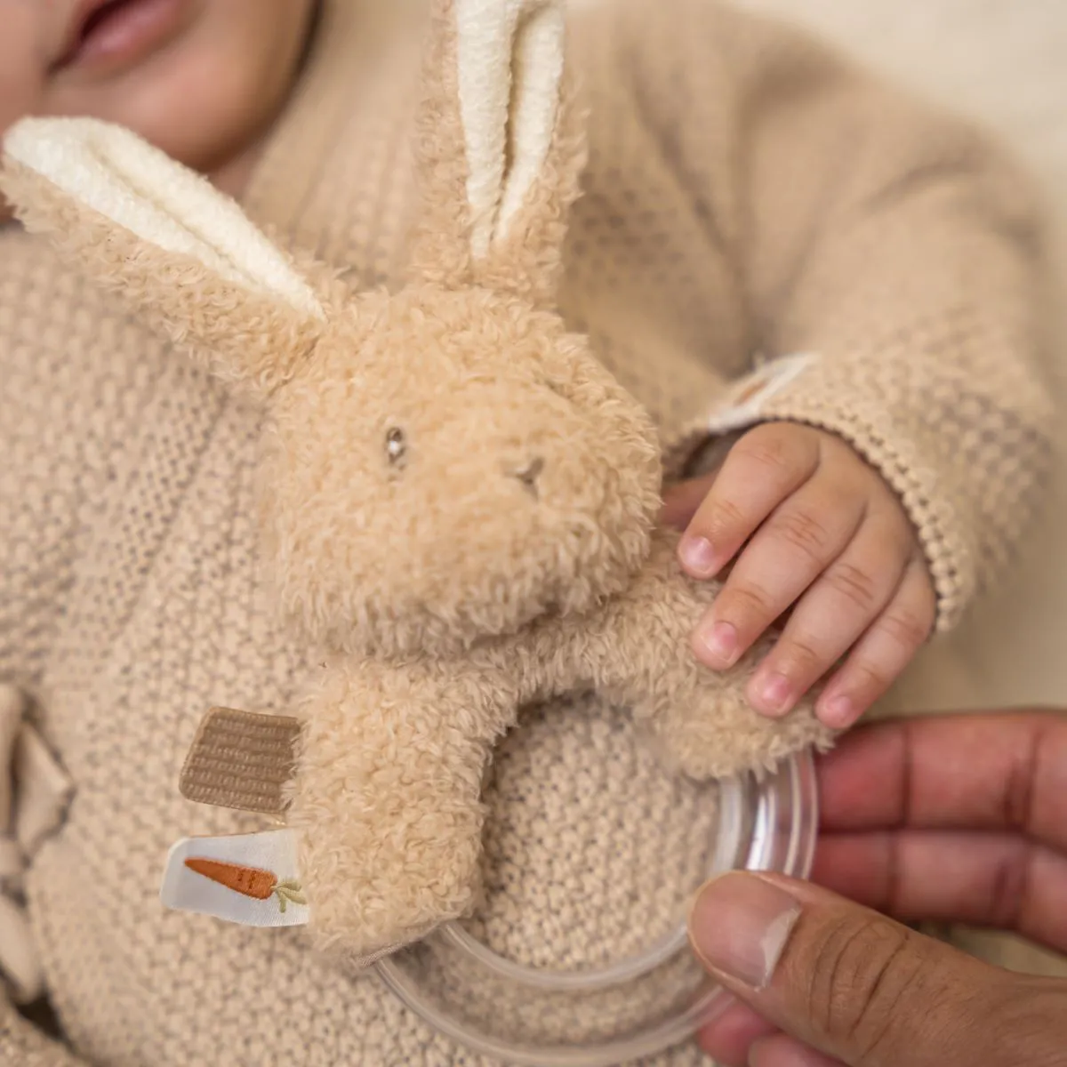 Little Dutch Baby Bunny Ring Rattle