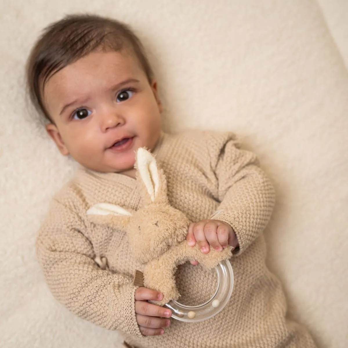 Little Dutch Baby Bunny Ring Rattle