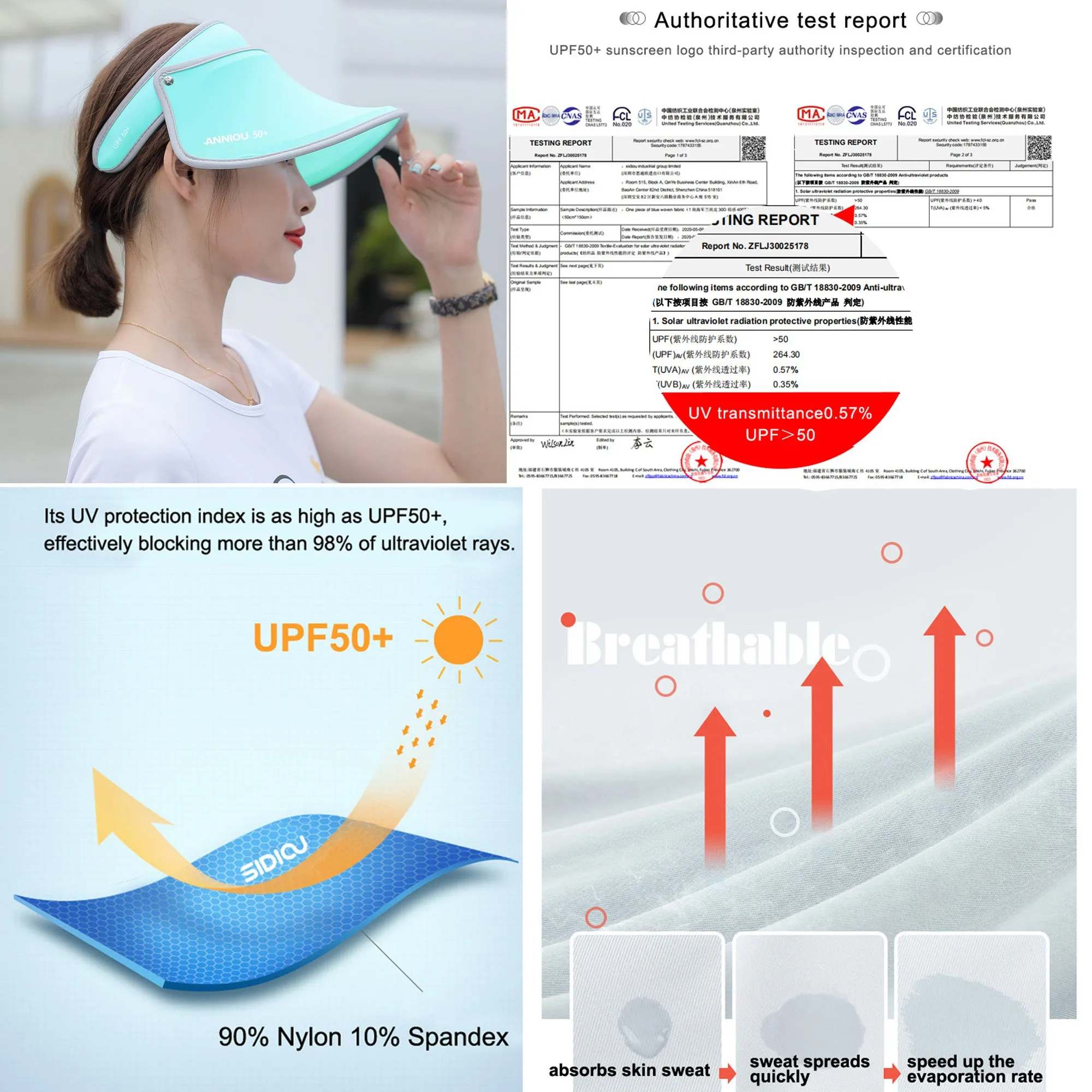 Long Visor UV Sun Protection Hat