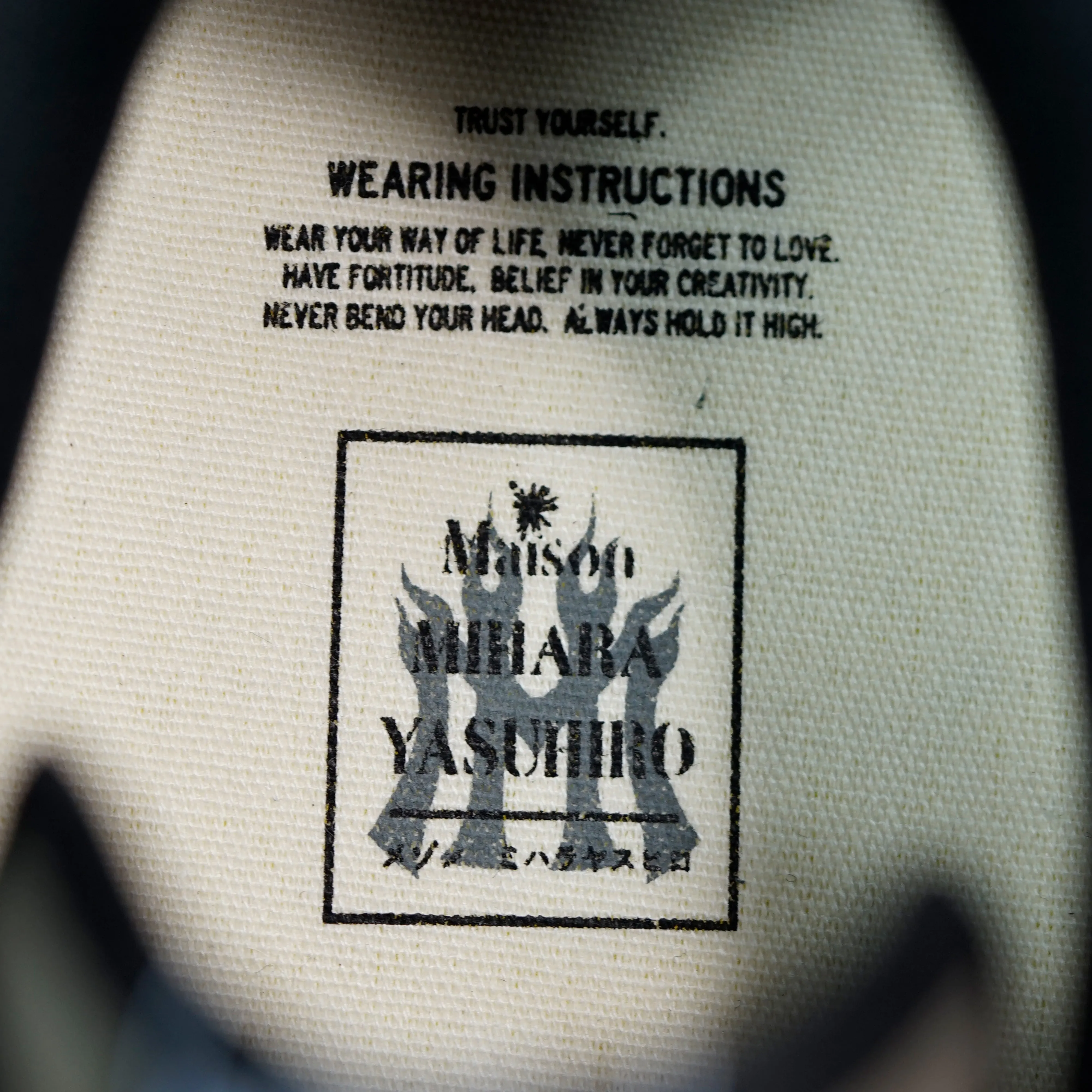 MANNAHATTA NYC x MAISON MIHARA YASUHIRO - WAYNE OG SOLE PATTERN LEATHER SNEAKER
