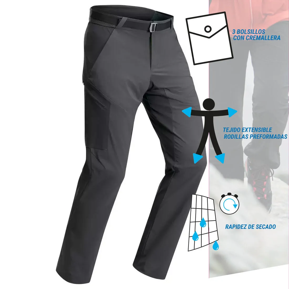 Men's Hiking Trousers MH500