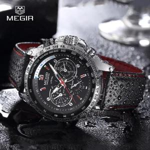 Men's Leather Band Fashion Watch