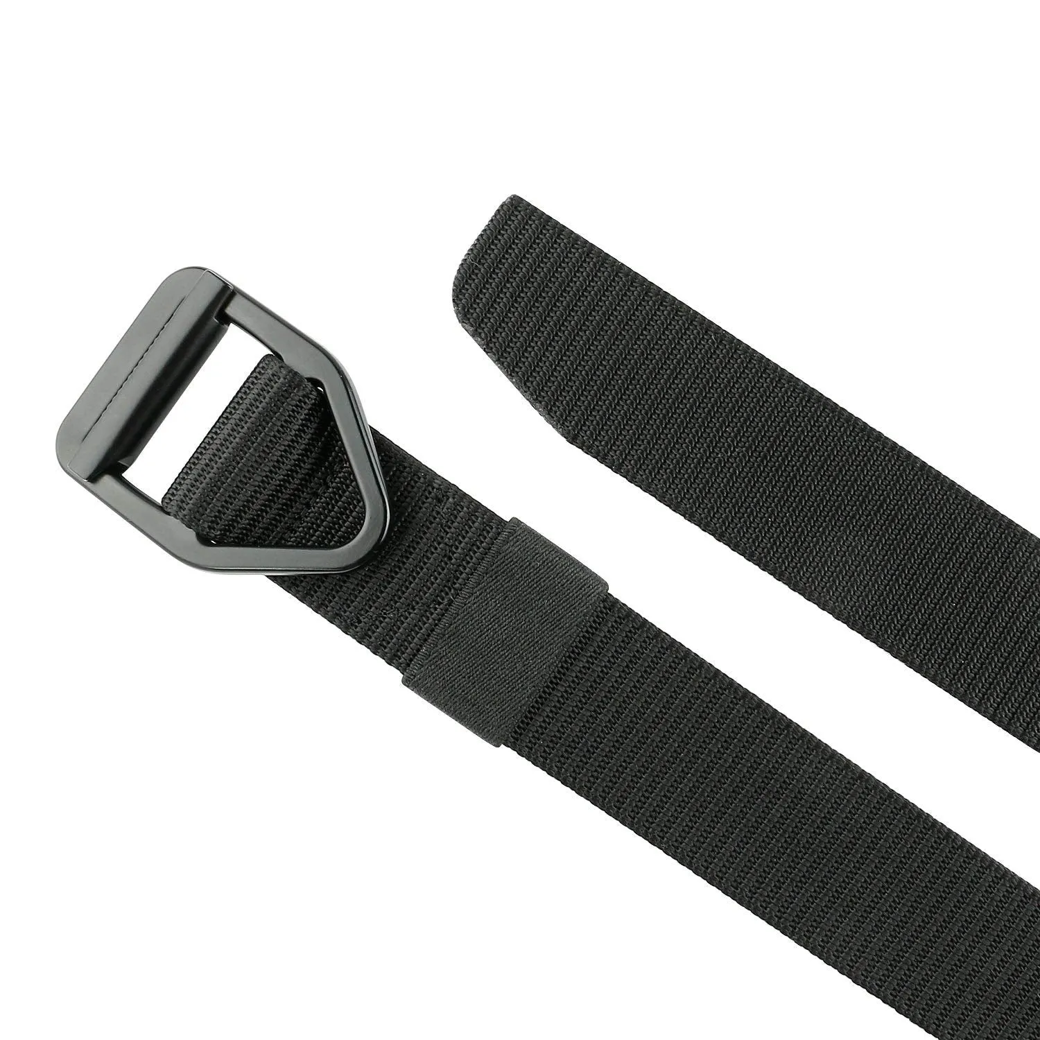 Men's Nylon Military Style Casual Army Outdoor Tactical Webbing Buckle Belt by JASGOOD