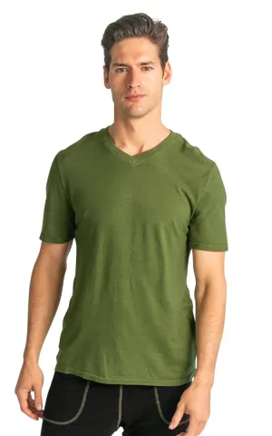 Men's V-Neck Hemp T-shirt