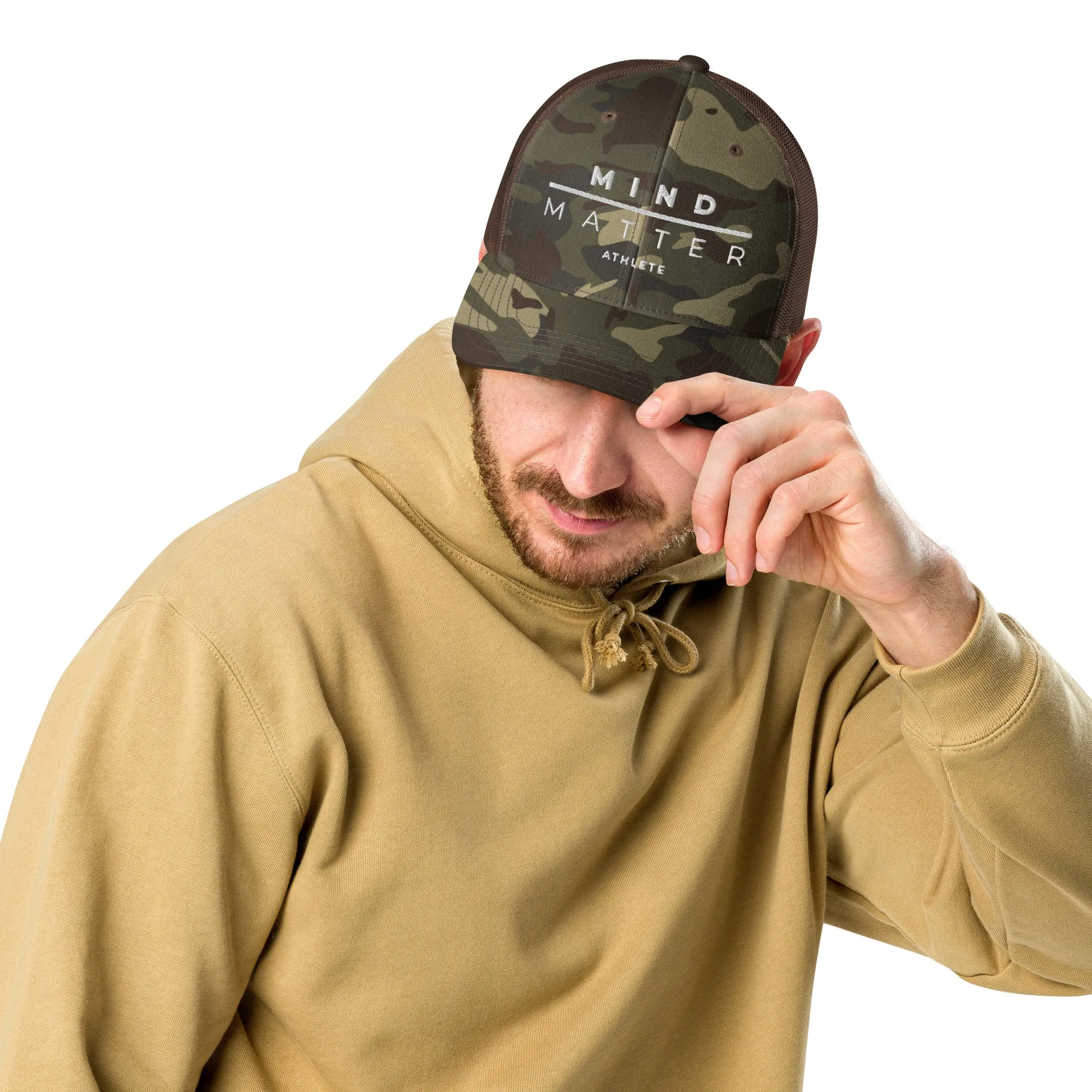 MM Athlete - Camouflage trucker hat