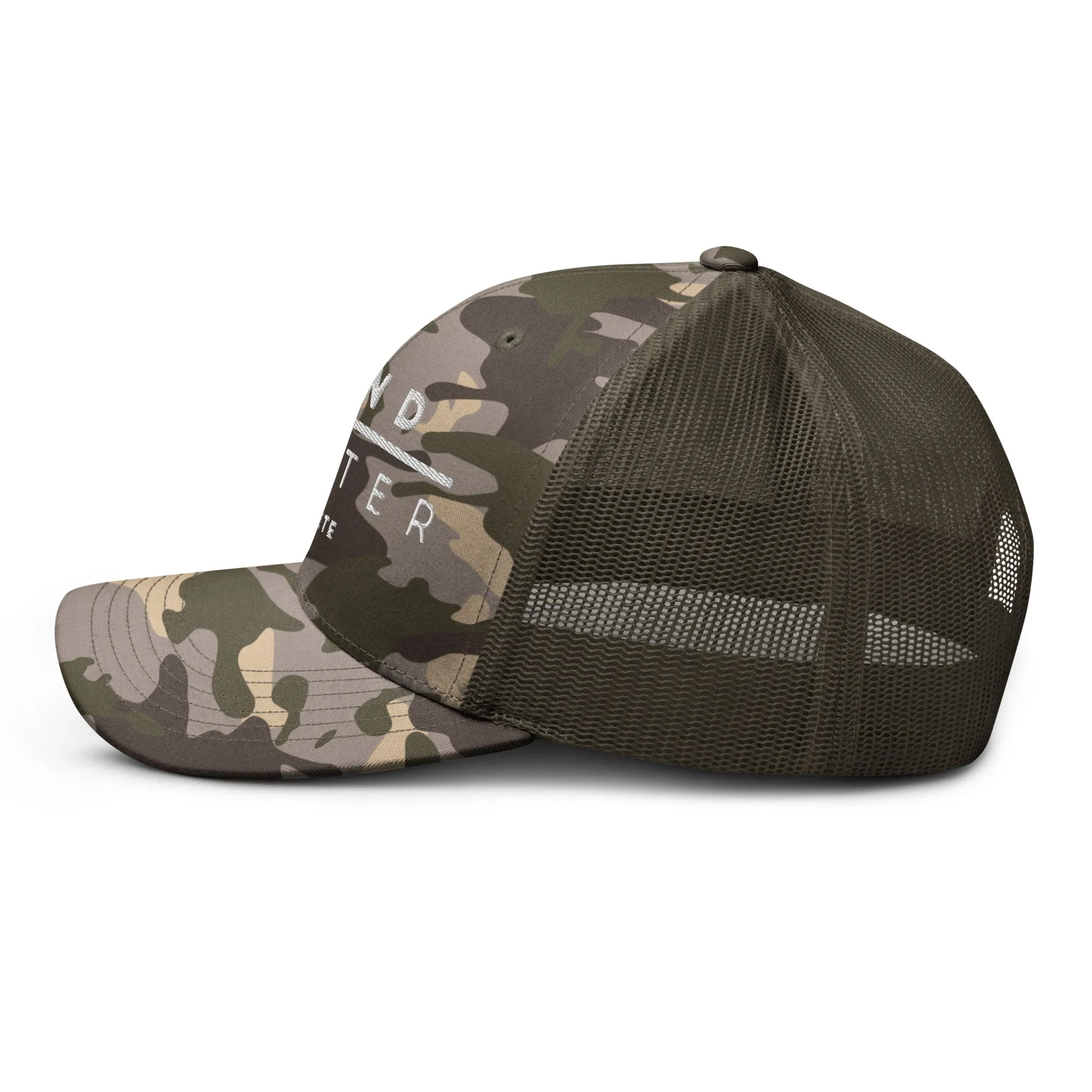 MM Athlete - Camouflage trucker hat