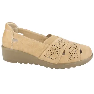 Mocasin Chalada Mujer Deza-1 Beige Casual