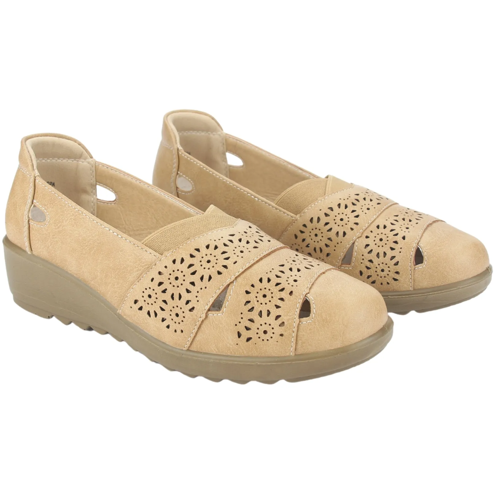 Mocasin Chalada Mujer Deza-1 Beige Casual