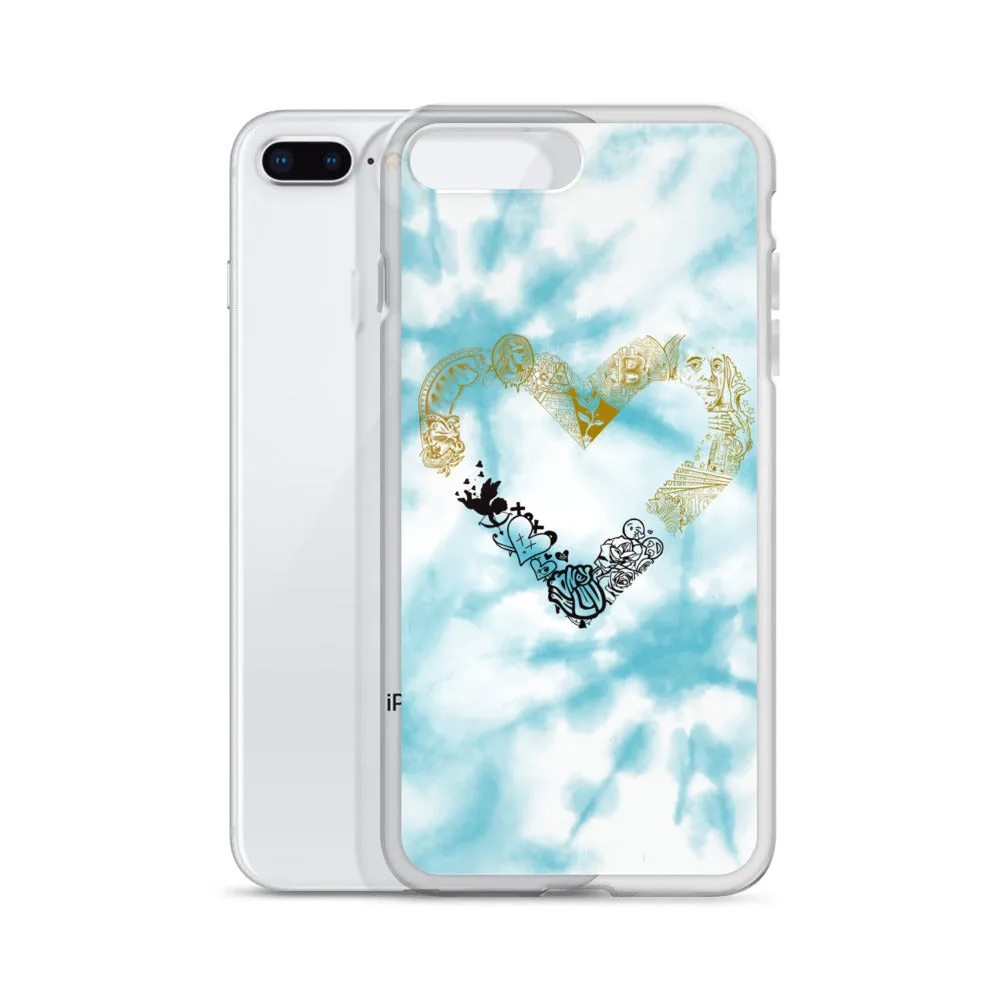 Money Luv Blue iPhone Case