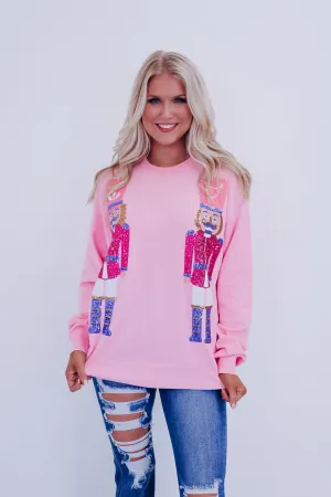 ***Nutcracker Sequin Sweater - 2 Colors SAMPLE