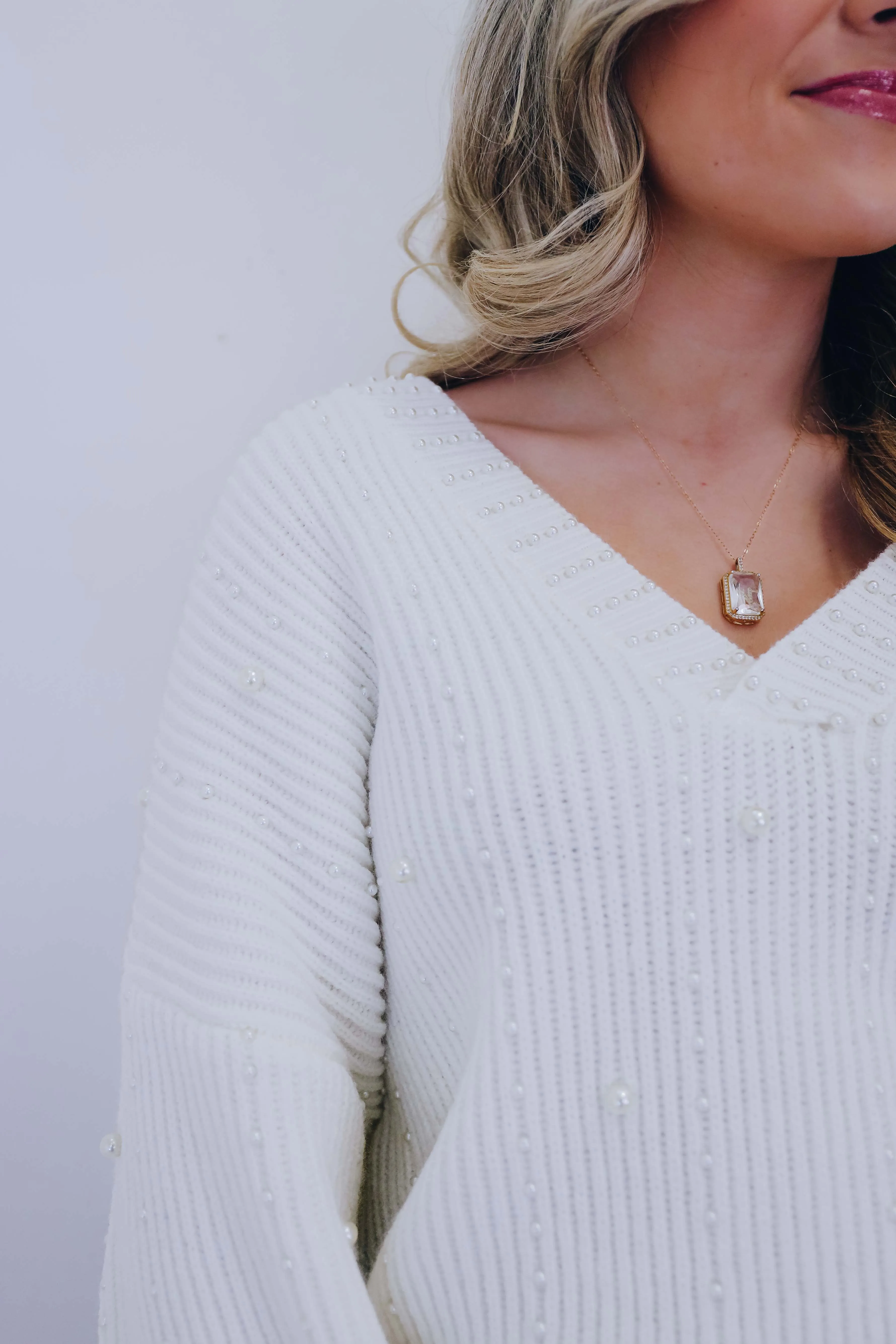 Over The Moon Pearl Sweater By POL - 3 Colors
