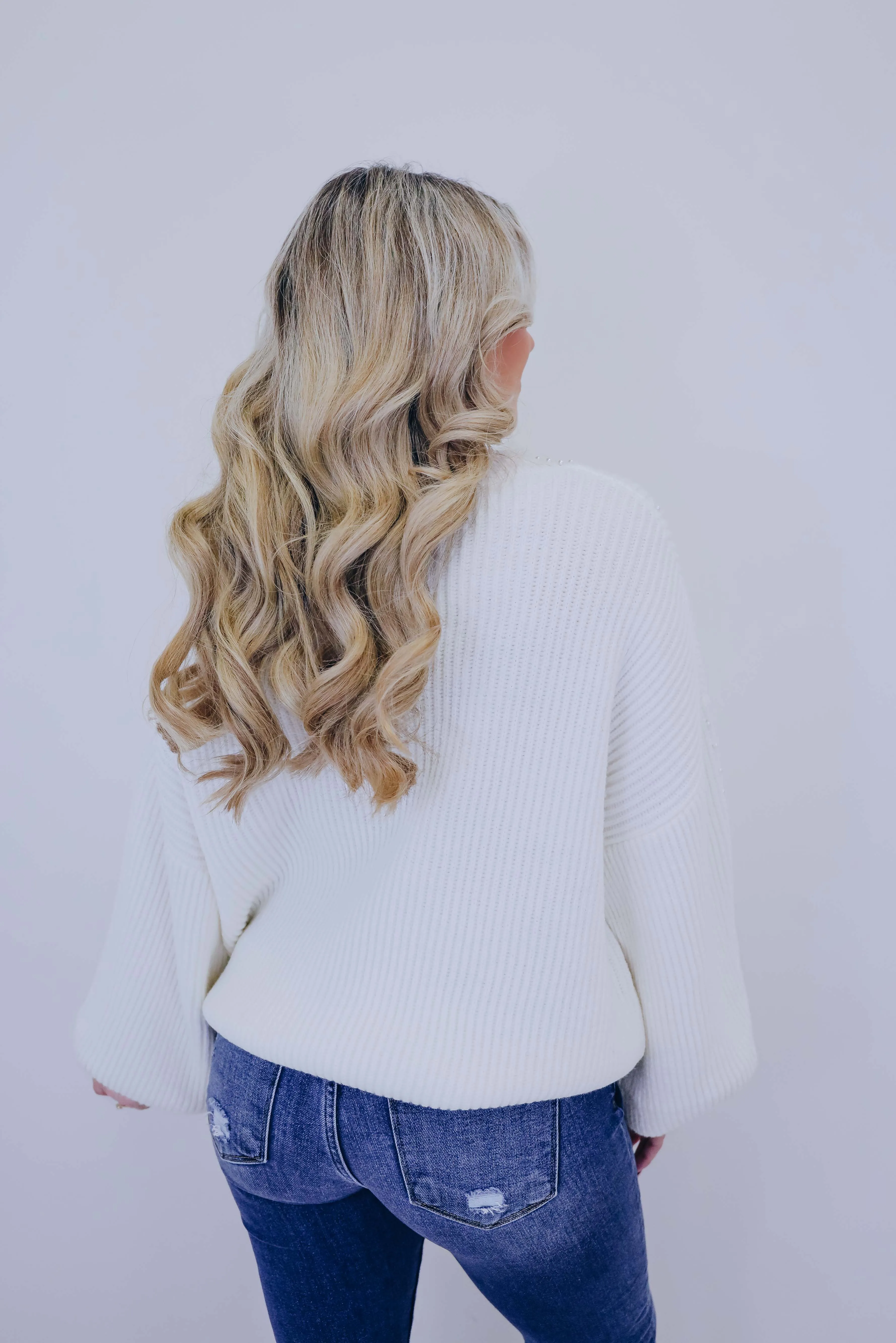 Over The Moon Pearl Sweater By POL - 3 Colors