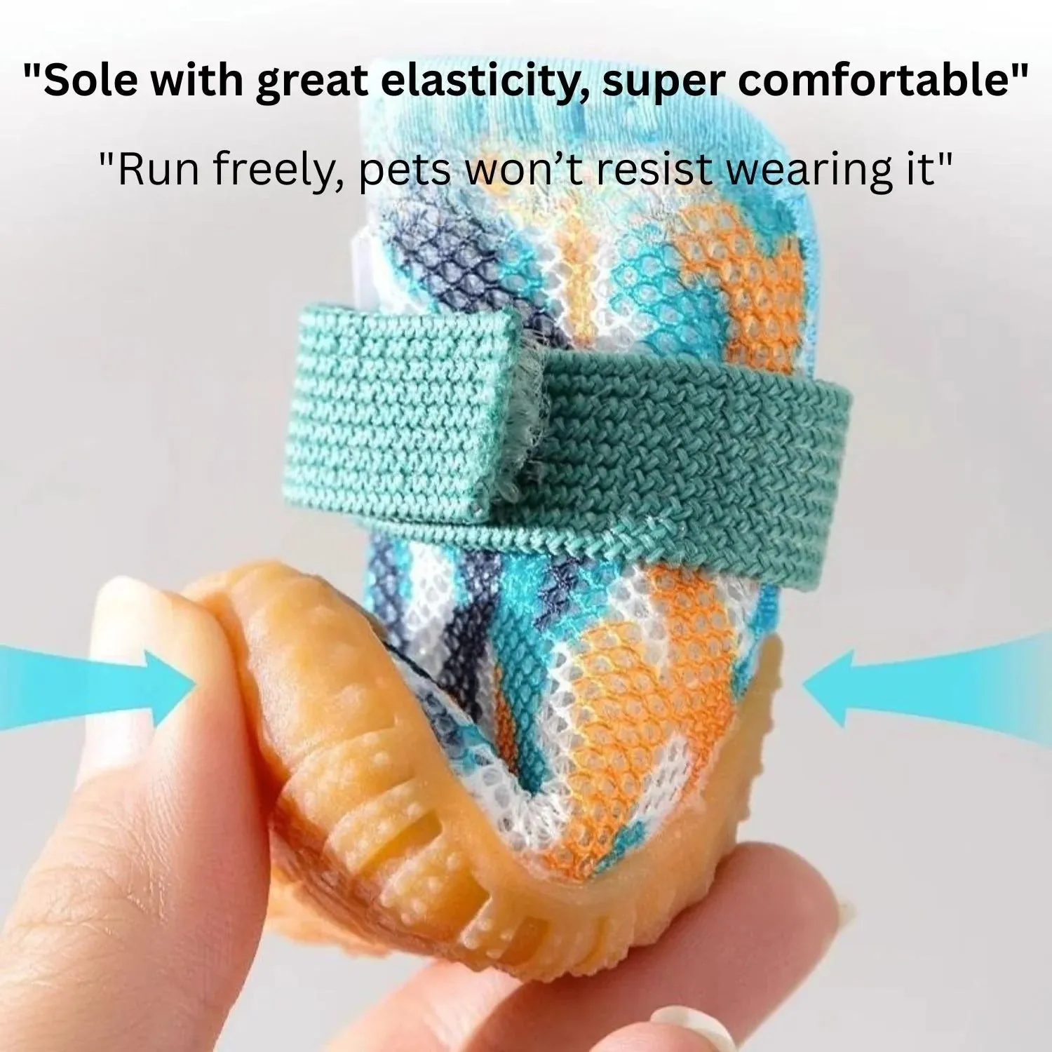 Pawvue Frenchie Dog Boots – Durable Anti-Fall Design with Breathable Mesh Fabric