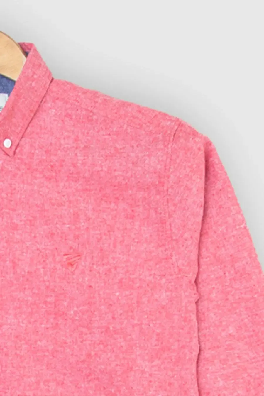 Pink Textured Woven Shirt