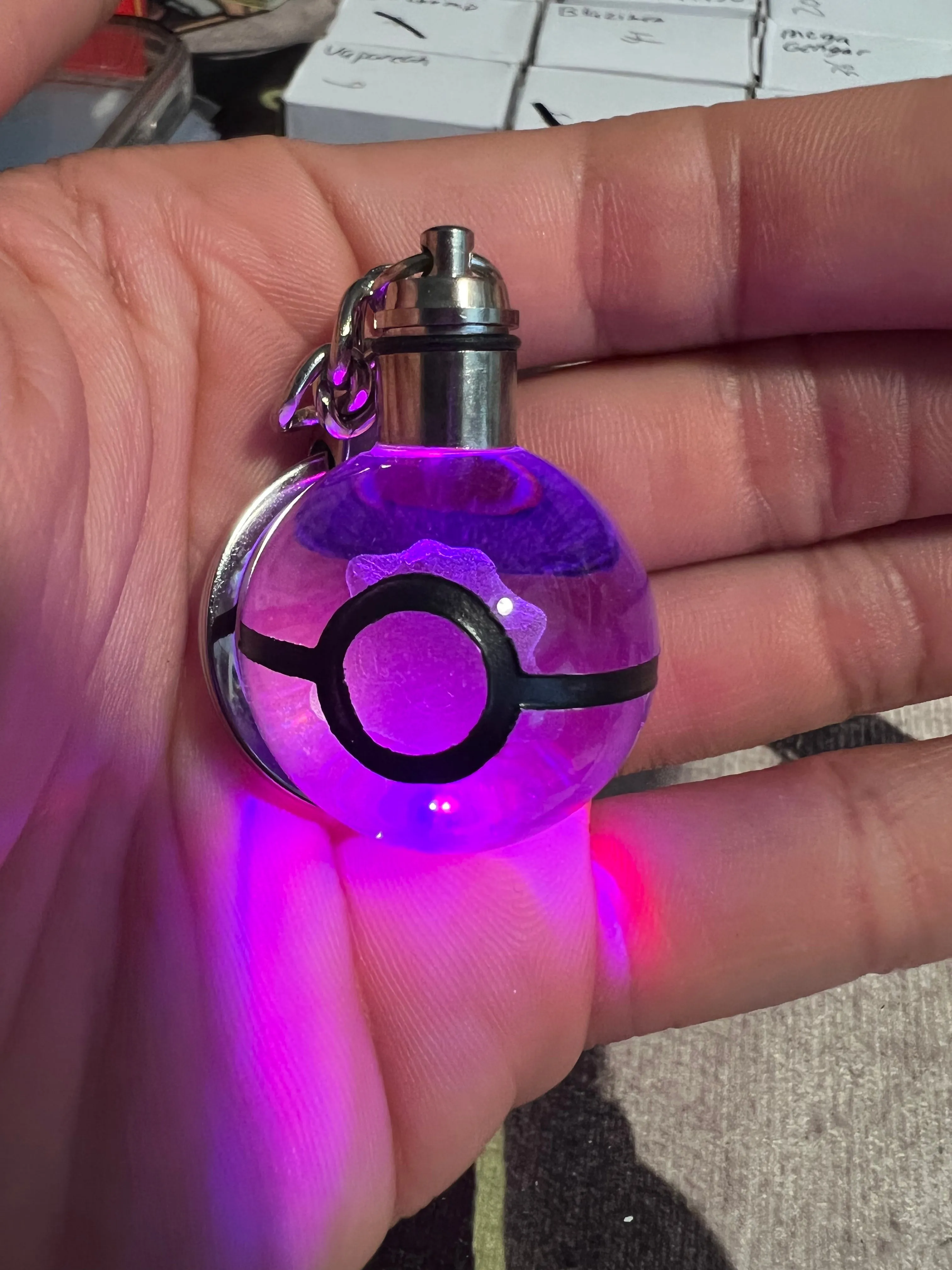 Pokemon Ditto LED Light Up Keychain