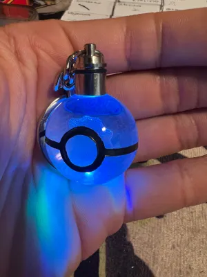 Pokemon Ditto LED Light Up Keychain