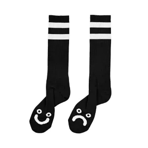 Polar Happy Sad Socks Black