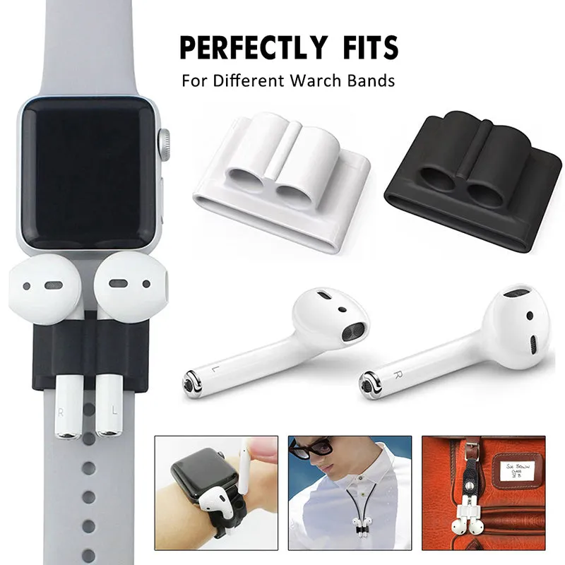 Portable Anti lost Silicone Holder for Apple AirPods  A