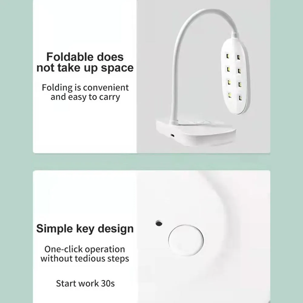Professional Mini Portable LED Nail Lamp