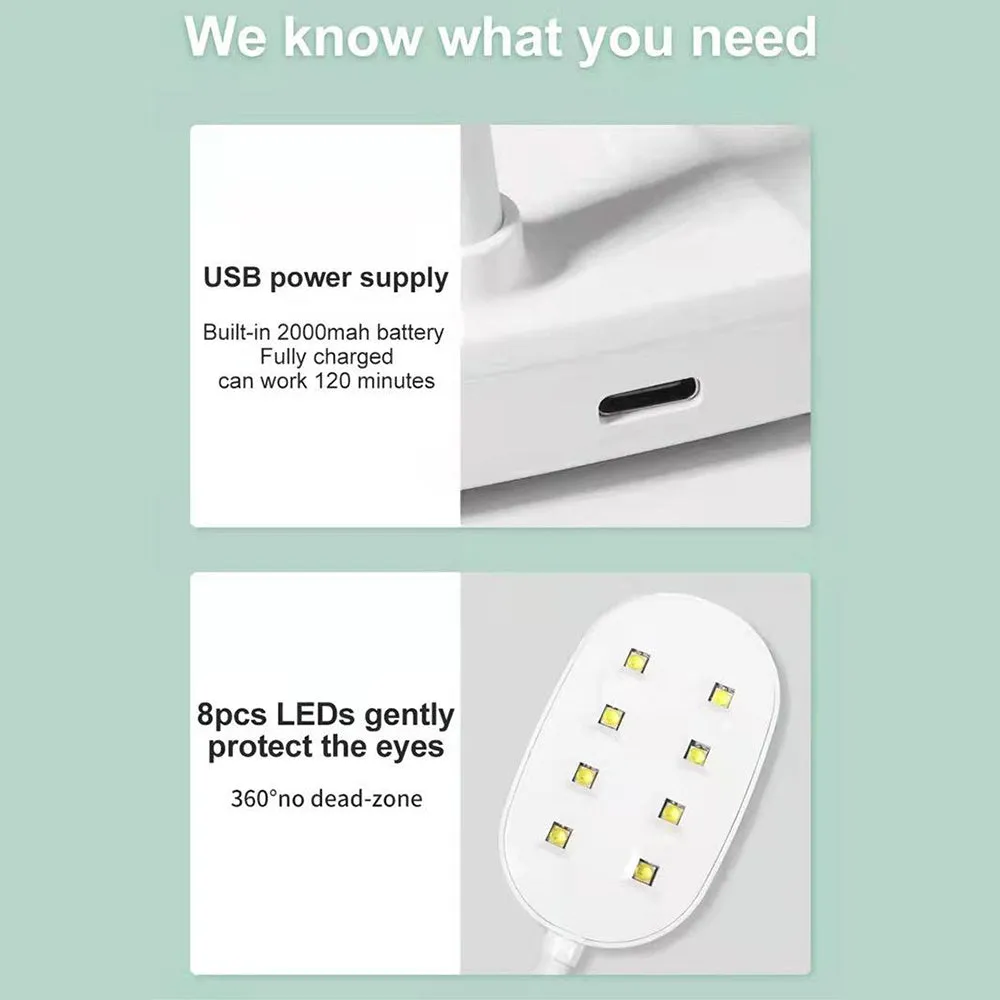 Professional Mini Portable LED Nail Lamp