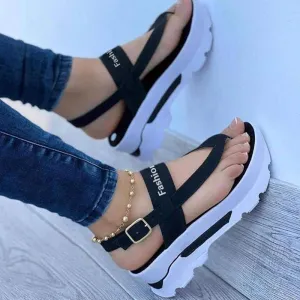 "Airflow" Platform Sandals - The Perfect Combination of Style and Functionality for Summer Days!