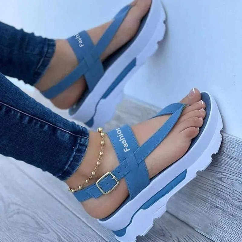 "Airflow" Platform Sandals - The Perfect Combination of Style and Functionality for Summer Days!