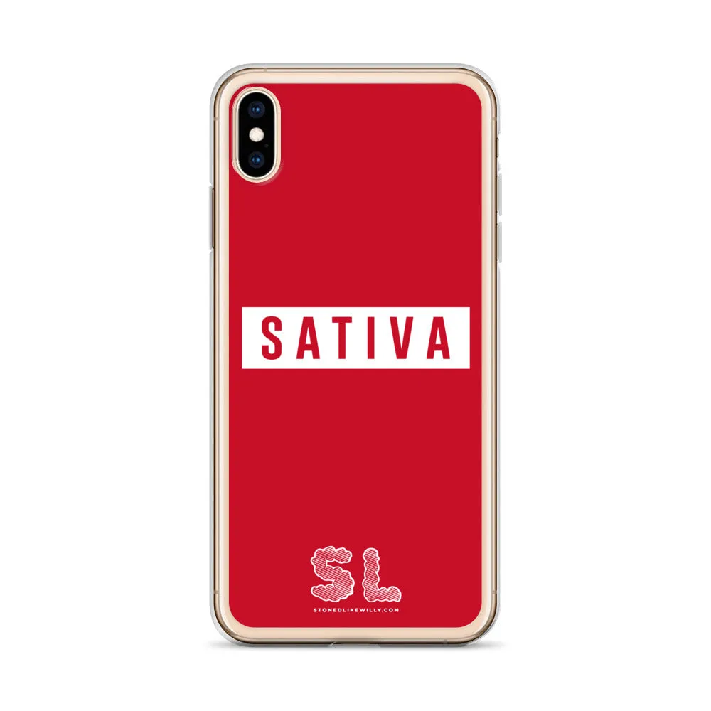 RED SATIVA iPhone Case