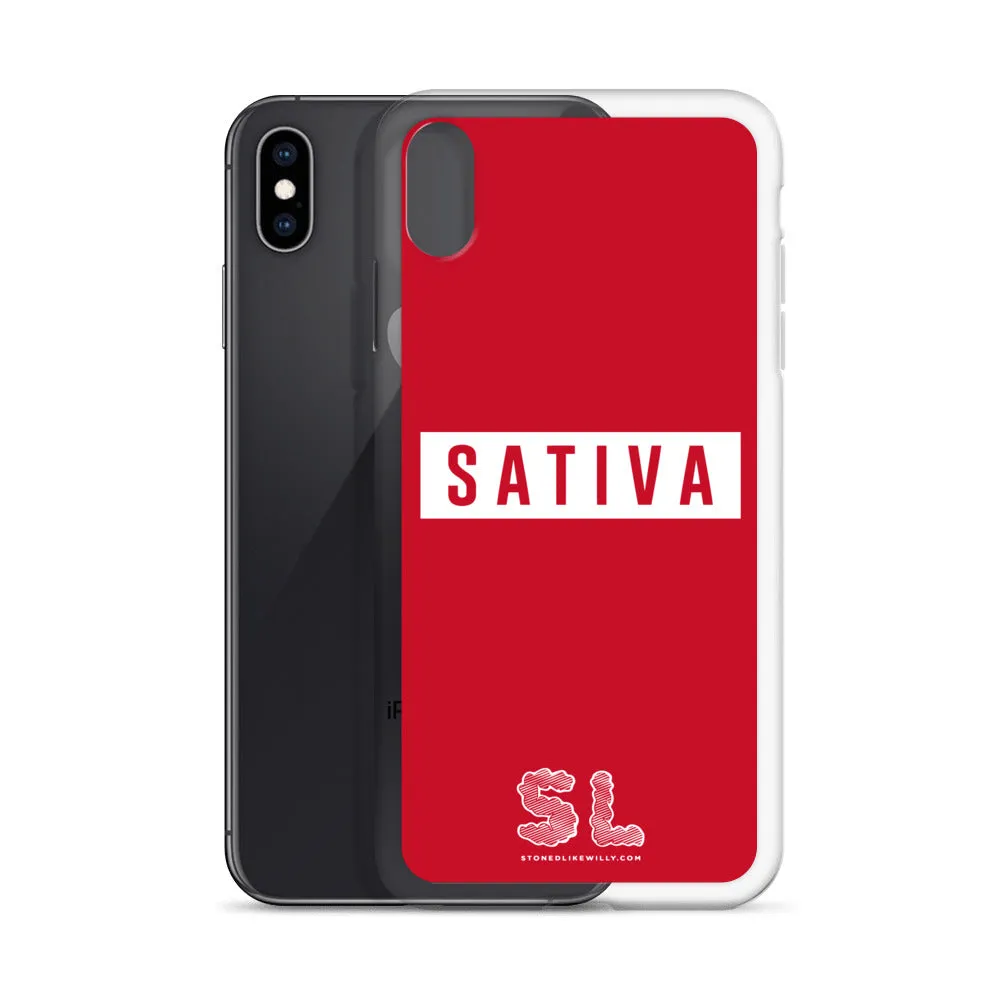 RED SATIVA iPhone Case