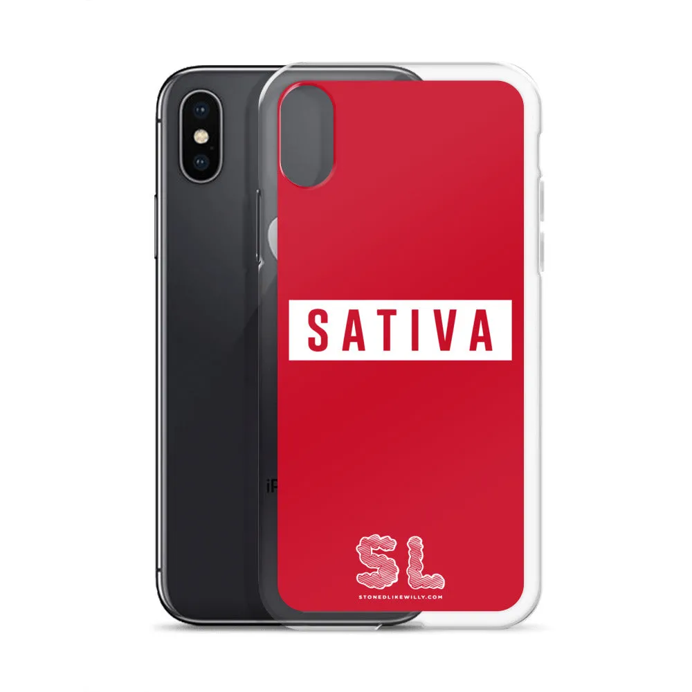 RED SATIVA iPhone Case