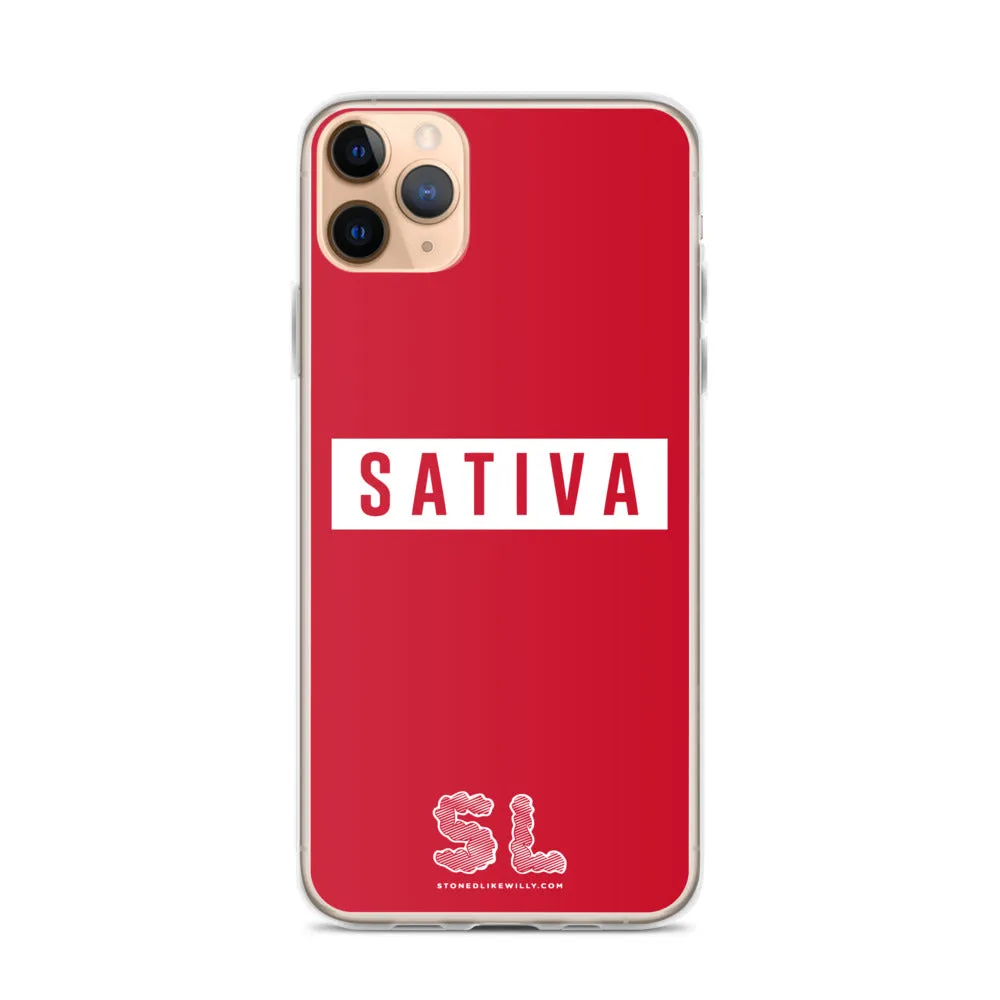 RED SATIVA iPhone Case