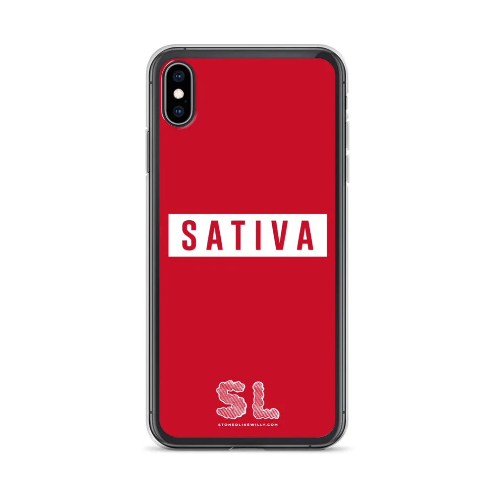 RED SATIVA iPhone Case